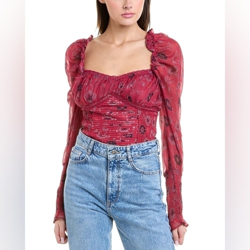 NWOT Free People Brunch Date Bodysuit Size XS - Picture 2 of 6